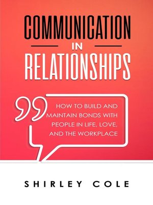 cover image of Communication In Relationships
